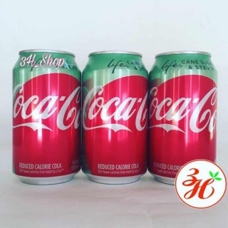 Lon Coca cola Life - hàng nhập khẩu Mỹ date mới 2019
