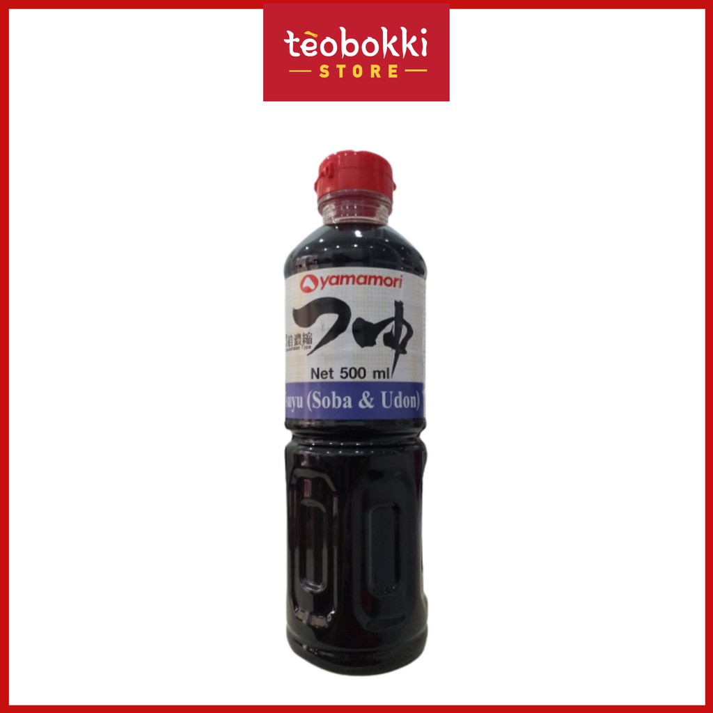 Sốt Tsuyu (Soba &amp; Udon) Yamamori 500ml