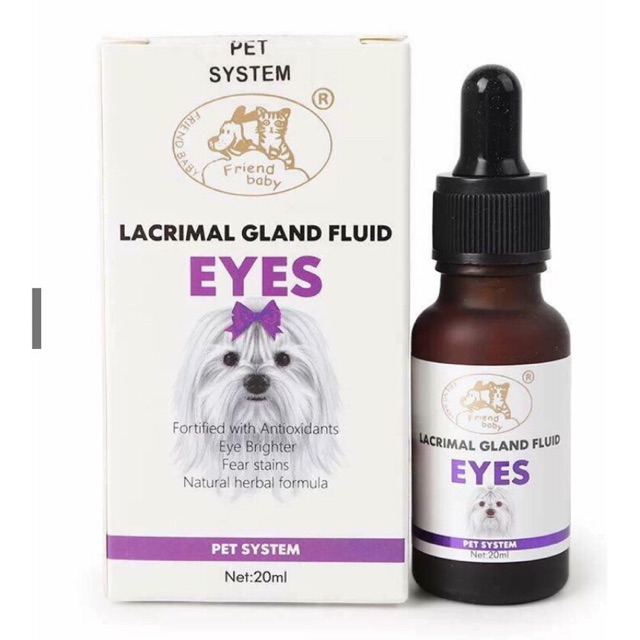 Thuốc Trị Chảy Nước Mắt Ở Chó Mèo Lacrimal Gland Fluid EYES
