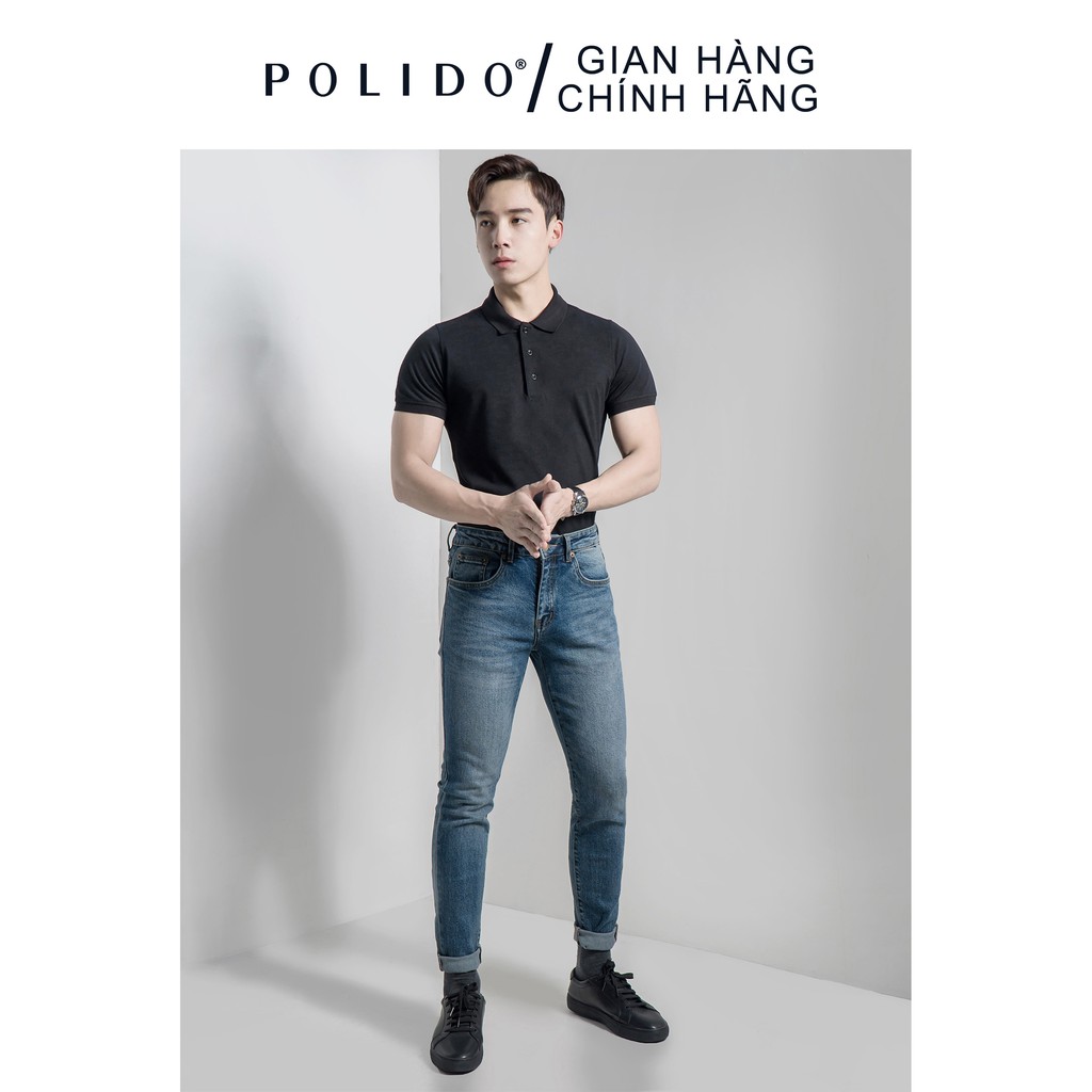 Áo Polo Nam CEFFYLO Vải Cotton Tự Nhiên Co Giãn Thấm Hút Form Slimfit Tôn Dáng