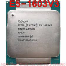 cpu xeon e5 2630v3 / e5 2620v3 / e5 1620v3 / e5 2609v3 / socket 2011v3 / tặng keo tản nhiệt