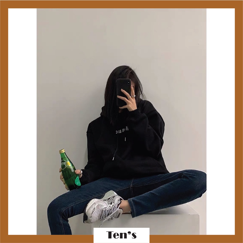 Áo nỉ hoodie ELLON ARC form rộng vải nỉ dày nam nữ unisex cao cấp phong cách Hàn Quốc