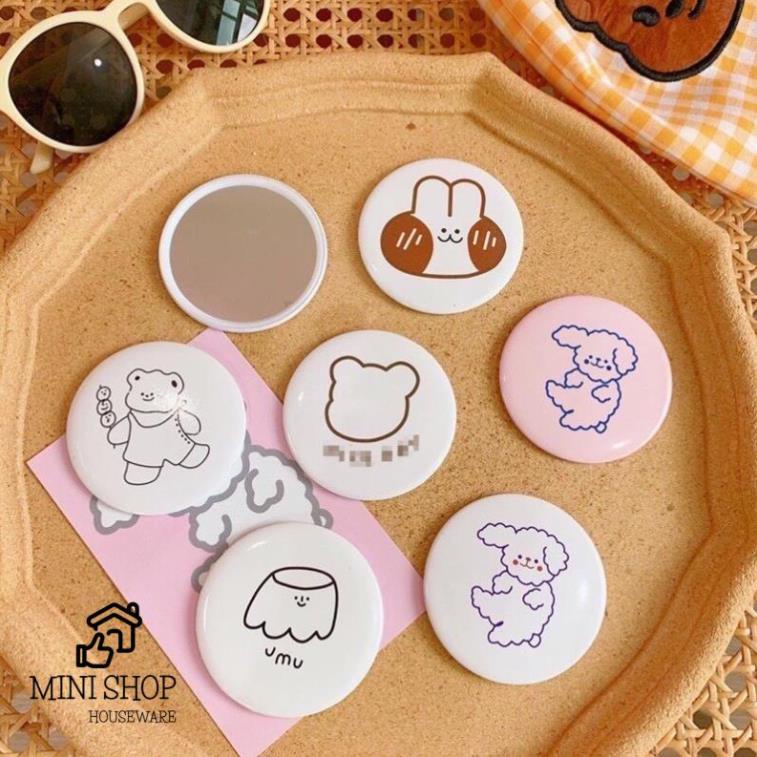 Combo 10 Gương Mini Cầm Tay Hàn Quốc 7cm