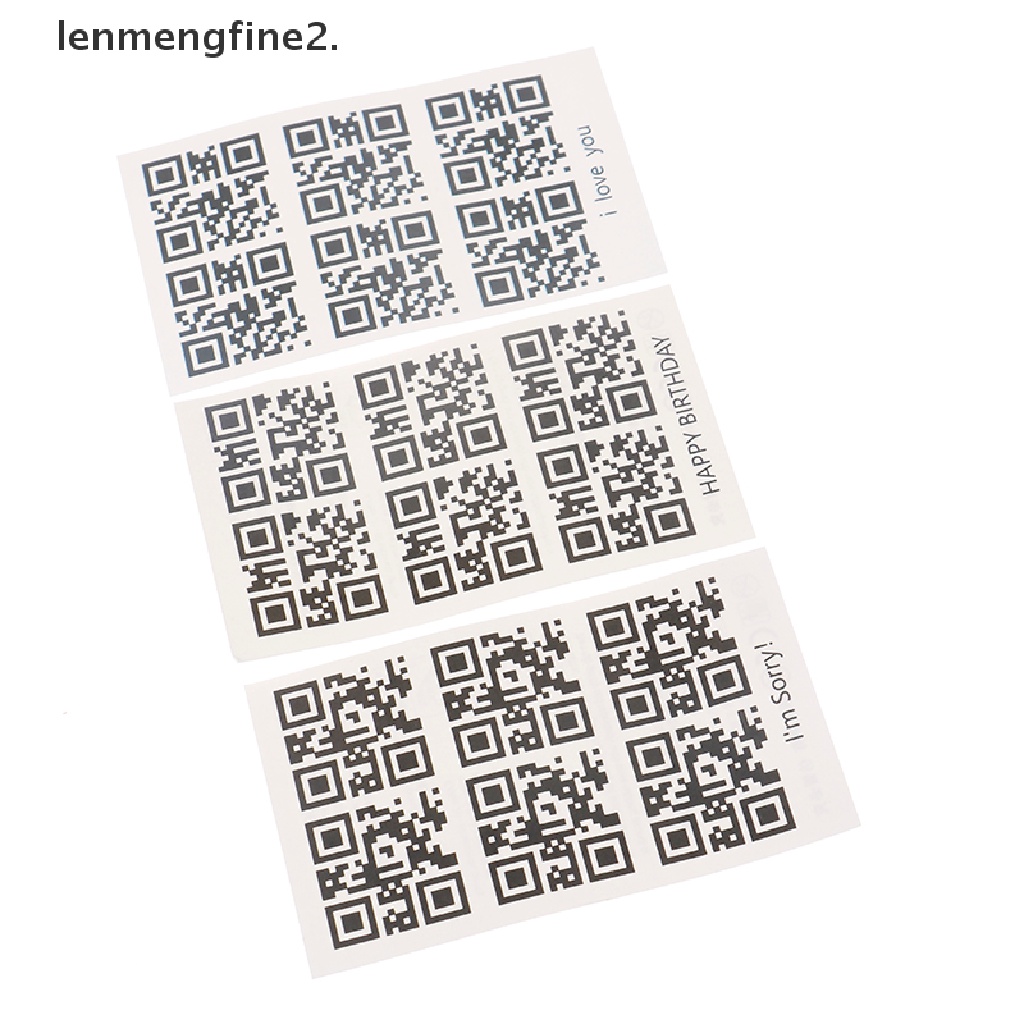 Creative Wrist Body Love QR Code Fake Tattoo Waterproof Temporary Tattoo Sticker