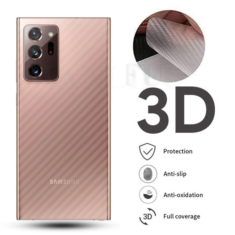 Miếng dán mặt lưng điện thoại Samsung Galaxy S20 S21 FE Plus Ultra Note 20 10 S10 Lite Plus Ultra Note 9 8 S9 S8 Plus