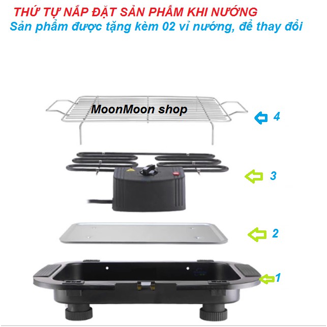 Vì nướng điện đa năng Gali GL 5000 2000w