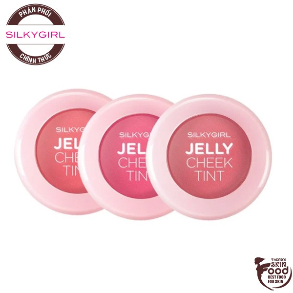 Phấn Má Hồng Dạng Thạch Bền Màu Lâu Trôi Silkygirl Jelly Cheek Tint 3g