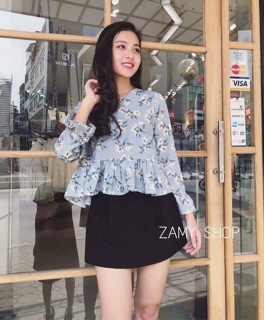 ÁO BABY DOLL HOA