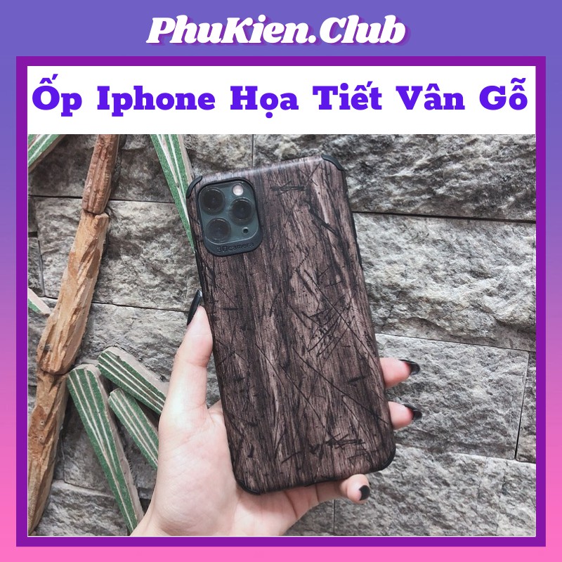 Ốp Iphone Họa Tiết Vân Gỗ Sành Điệu - Cá Tính Đầy Mạnh Mẽ