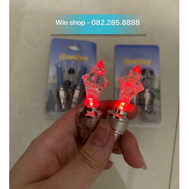 { FREE SHIP } Cặp đèn led gắn van xe máy, xe đạp, xe đạp điện - Đủ màu sắc