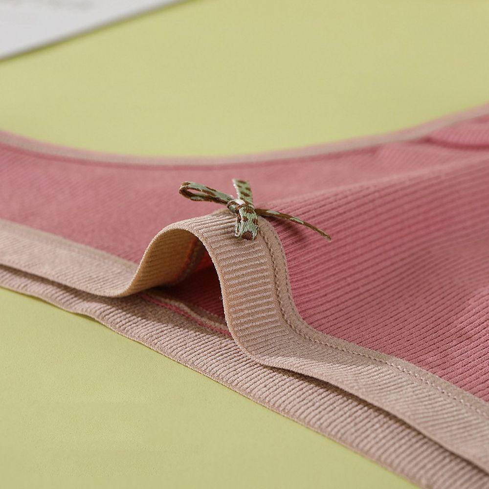 OCEANMAP Quần Lót Cotton Lưng Chữ T Không Đường May Đính Nơ Gợi Cảm Cho Nữ