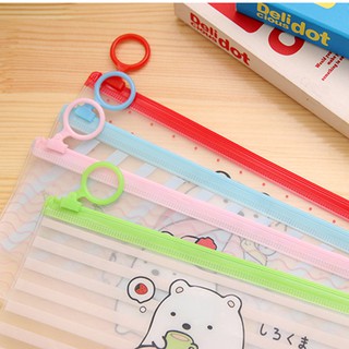 AN Hộp bút hoạt hình trong suốt dễ thương