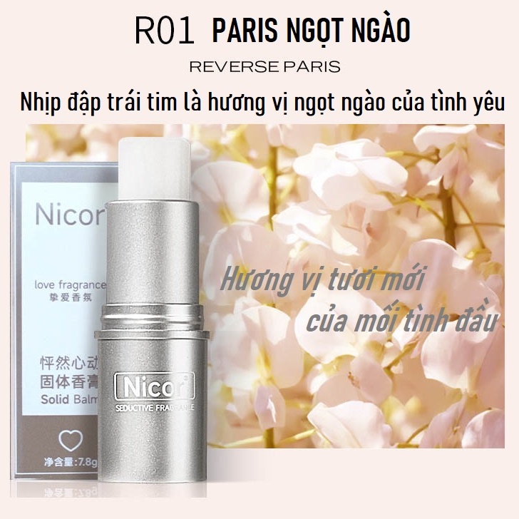 Nước Hoa Khô Nicor Dạng Sáp Lưu Hương Thơm Lâu Cho Nam Và Nữ
