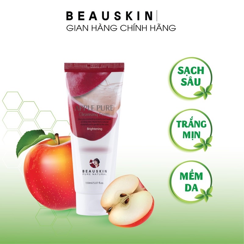 Sữa rửa mặt làm sạch sâu Apple Pure Cleansing Foam