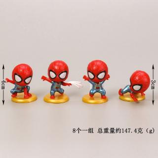Trang trí 8 người nhện chibi