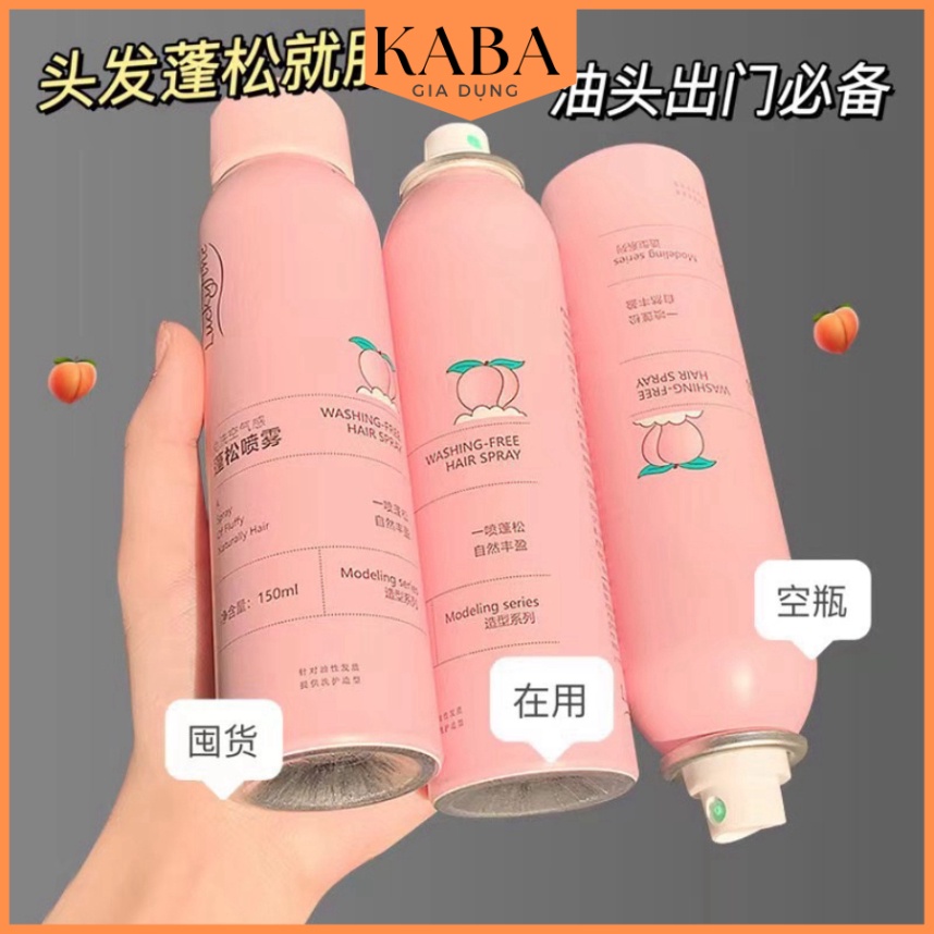 Dầu Gội Khô Hồng Đào, Xịt Gội Khô KABA