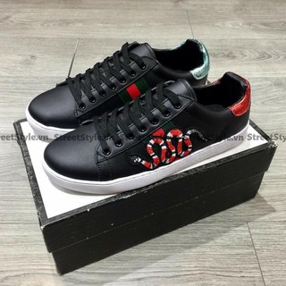 Giày Gucci rắn màu đen cao cấp