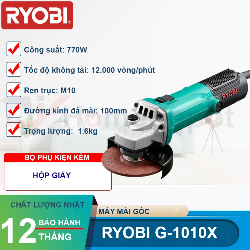 Máy mài góc Ryobi G-1010X 770W