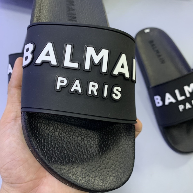 DÉP BALMAIN HOẠ TIẾT CAO SU DẬP NỔI , DÉP LÊ NAM QUAI CAO SU DL83