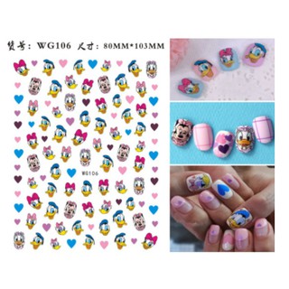 Sticker hình vịt donal