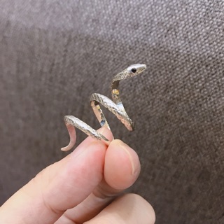 Nhẫn bạc thái hình rắn độc đáo