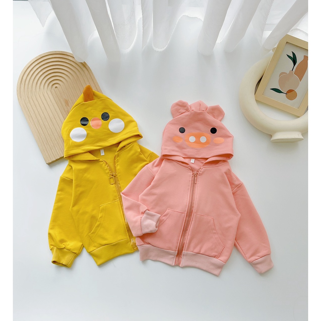 SALE ÁO KHOÁC COTTON GIÀY DẶN CHO BÉ GÁI SIZE 10-19KG(AKHEO)