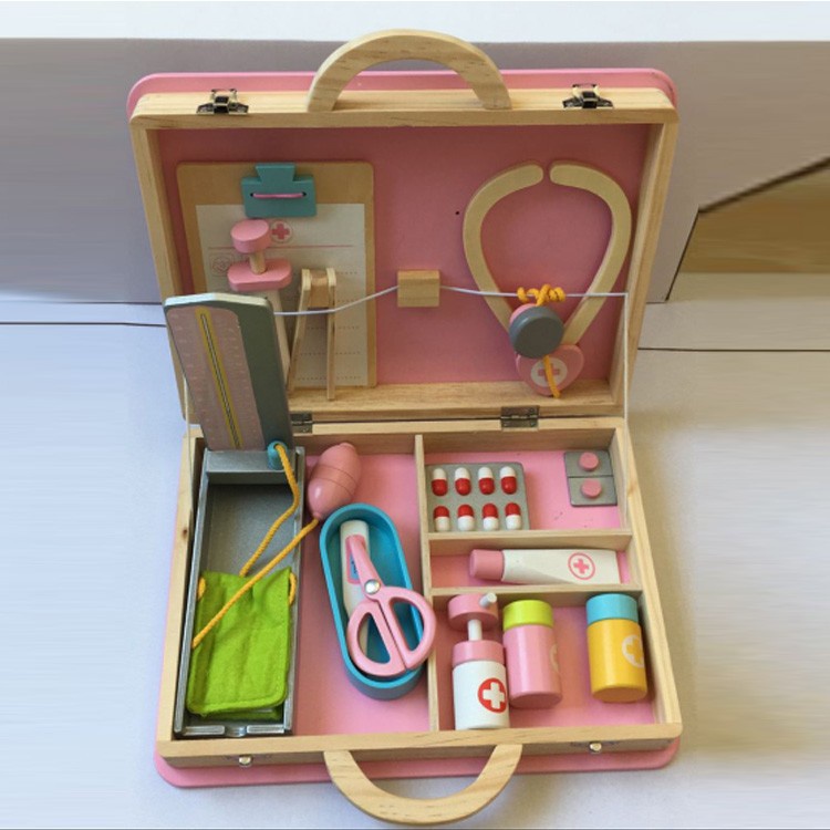 Đồ chơi trẻ em đồ chơi bác sỹ bằng gỗ BBT Global MSN17070