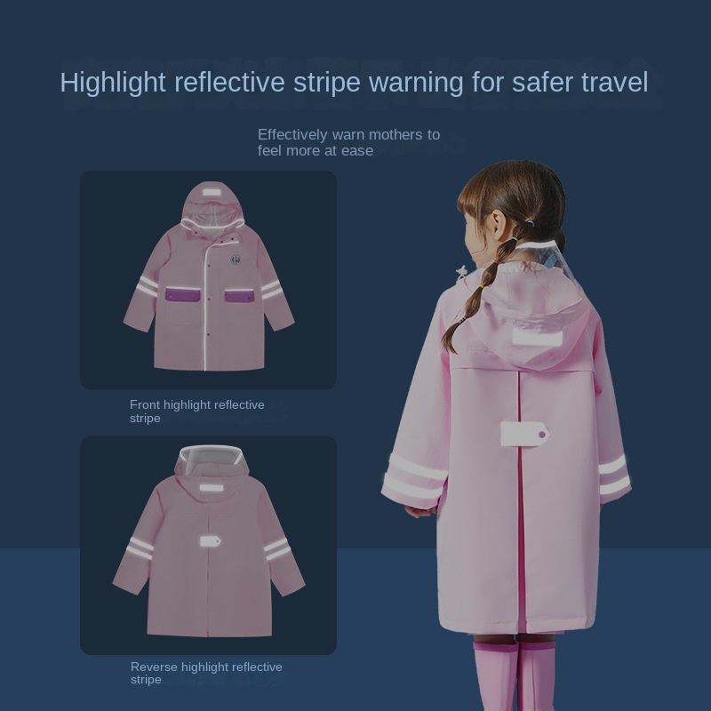 Áo Mưa Màu Sắc Đơn Giản Màu Sắc Xinh Xắn Dành Cho Bé