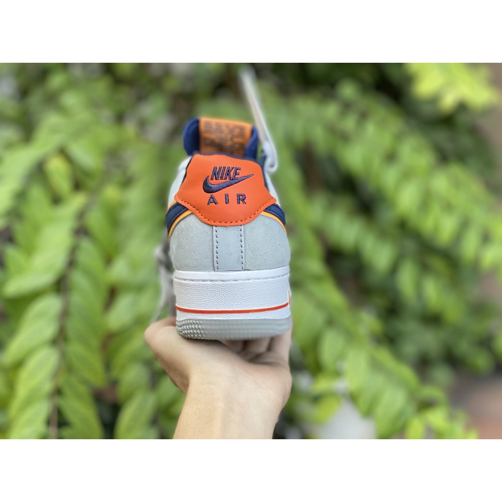 Giày AF1 Custom Xám Gót Cam Bản S.C Full Box+Phụ Kiện | BigBuy360 - bigbuy360.vn