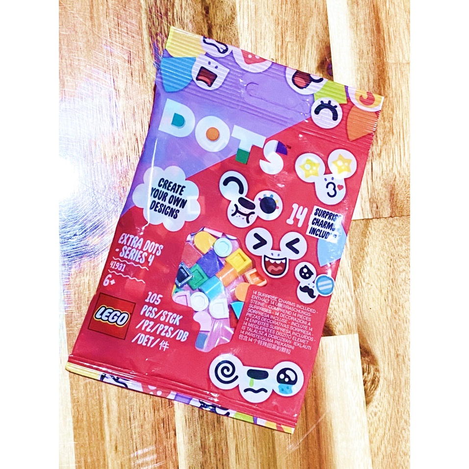 41931 Đồ chơi lắp ráp Iego Extra DOTS - series 4 - Chi tiết cộng thêm đầy màu sắc