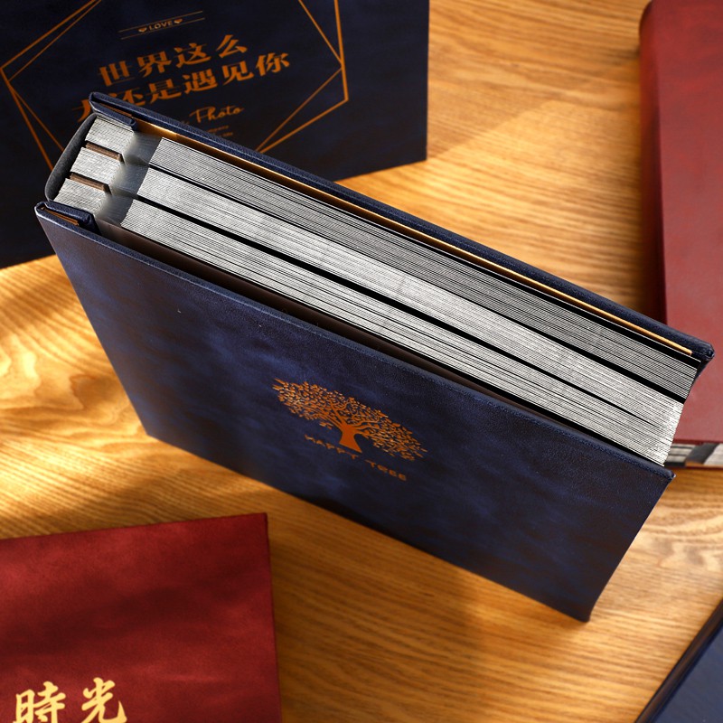 Album ảnh gia đình kích thước lớn giấy dán DIY tiện lợi