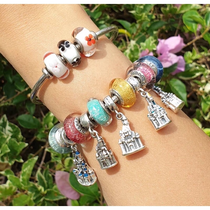 Charm glass phát sáng bạc 925 nhungsophie