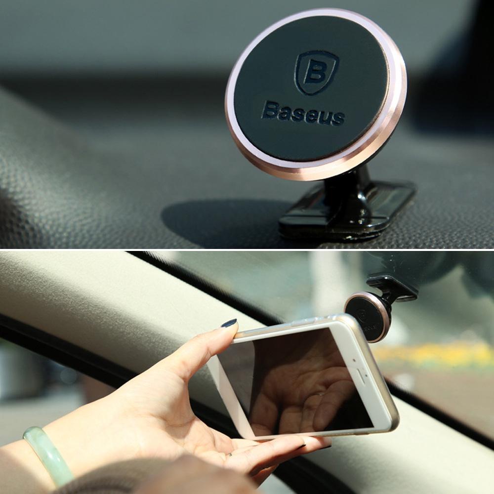 [BASEUS] Giá Nam Châm Gắn Điện Thoại Trên Ô Tô - Giá Đỡ Điện Thoại Trên Xe Hơi Xoay 360 Độ