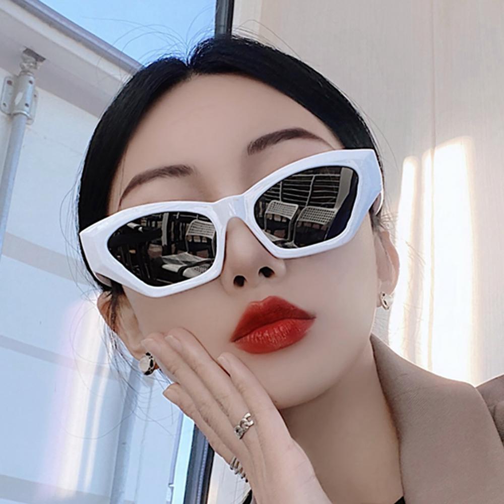 Kính Mát Tròng Đa Giác Bằng Nhựa Màu Sắc Kẹo Ngọt Thời Trang Hàn Quốc Cho Nữ