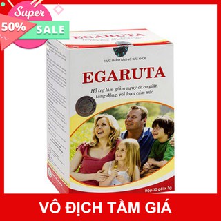 Egaruta - Hỗ trợ làm giảm nguy cơ tăng động, co giật, rối loạn cảm xúc (Hộp 30 viên)