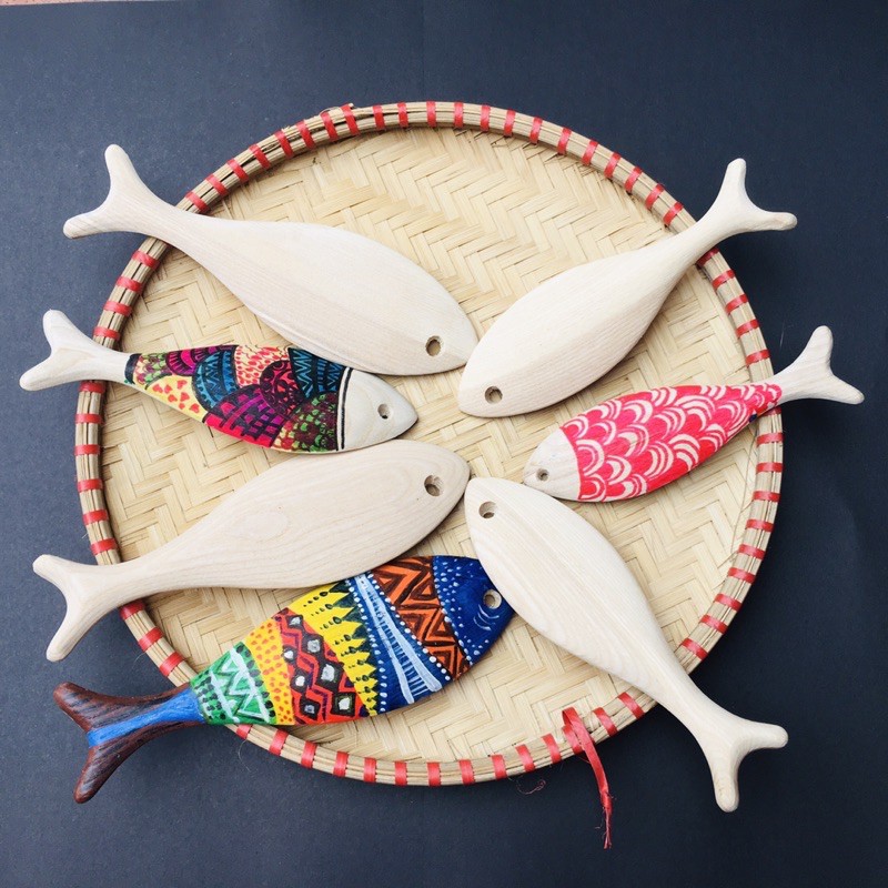 Cá mộc gỗ tần bì các cỡ  - Mộc xinh