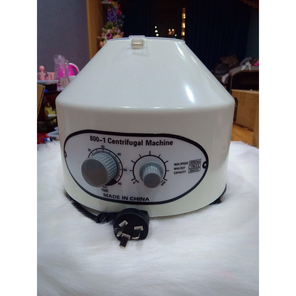 Máy Li Tâm 6 Ống . Máy Ly Tâm Tách Huyết Tương 6 Ống