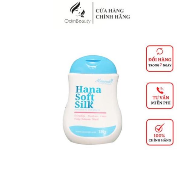 Dung dịch vệ sinh phụ nữ Hana Soft Silk hỗ trợ làm hồng vùng kín, sạch thơm khử mùi giảm ngứa - hàng chính hãng