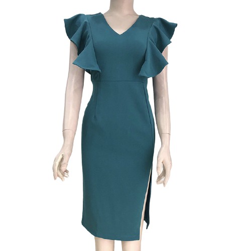 Đầm Sang Chảnh Hút Hồn | Đầm Ôm Phối Bèo Cánh Tiên Mẫu Hot 2020 Trend 2020 | BigBuy360 - bigbuy360.vn