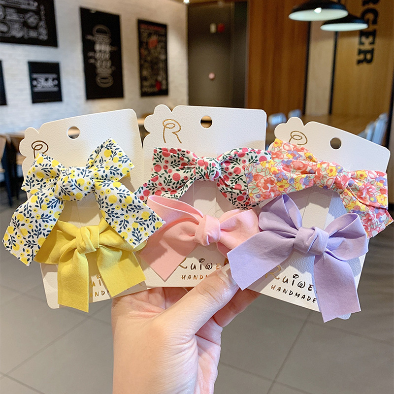 Kẹp tóc hình nơ thời trang Hàn Quốc cho bé