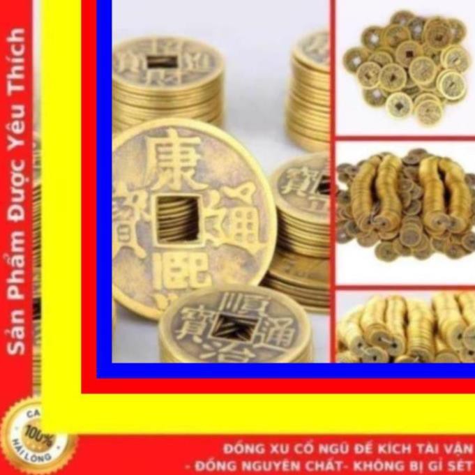 Combo Đồng Xu Cổ Ngũ Đế Kích Tài Vận - Đồng Nguyên Chất- Không Bị Gỉ Sét - Cửa Hàng Chú Sa Di Hoan Hỉ