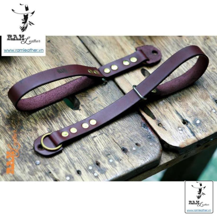 (DA BÒ CAO CẤP) Handstrap của RAM Leather chuyên dùng cho máy film và mirroless ,