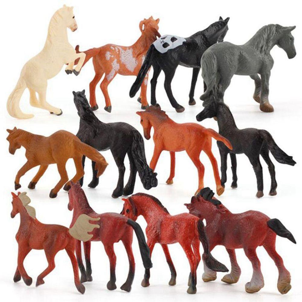 Mô Hình Ngựa Gỗ DARON Mini 12 Phong Cách Ả Rập Morgan Stallion Giáo Dục Cho Bé