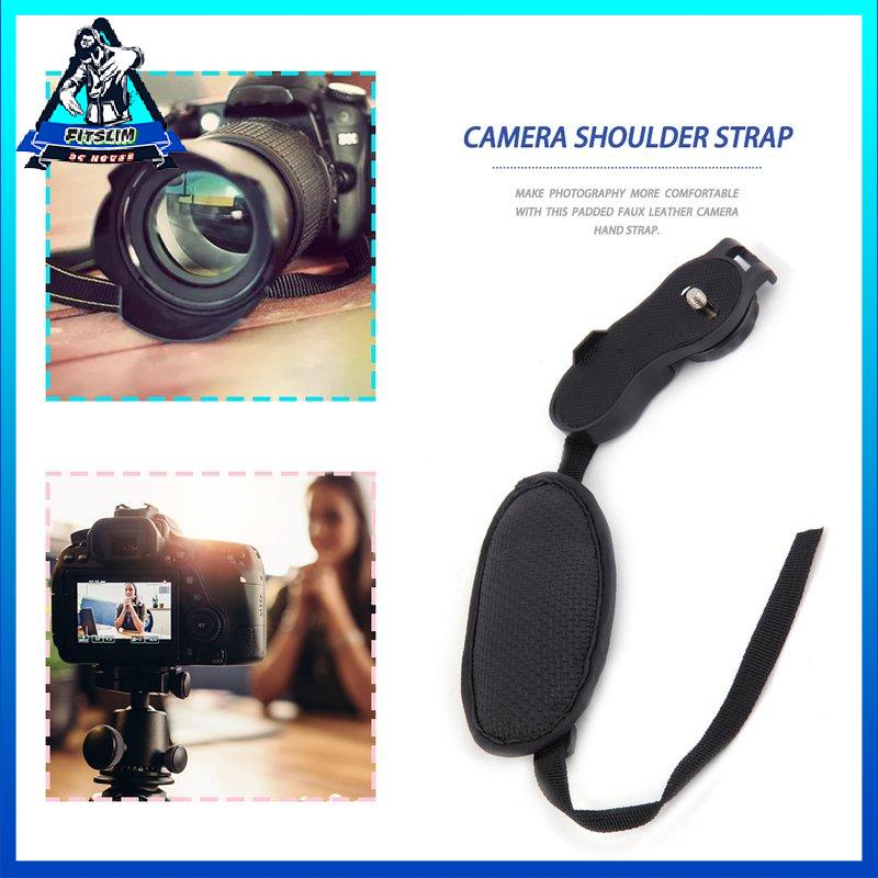 [Fitslim] New PU Leather Camera Hand Wrist Grip Strap For SLR DSLR Cameras