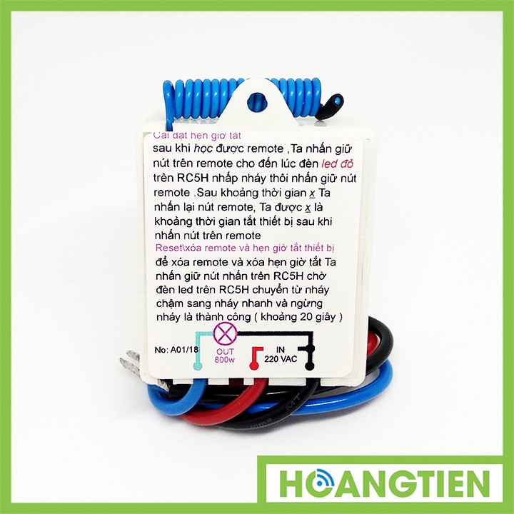 Công tắc điều khiển từ xa cho máng đèn TPE RC5H | BigBuy360 - bigbuy360.vn