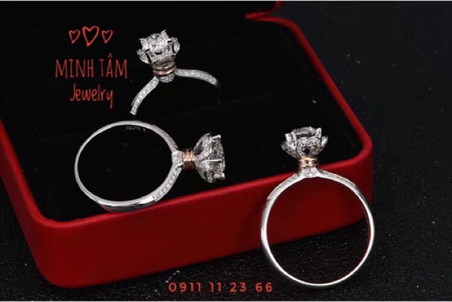 Nhẫn nữ bạc Ý S925 The Crown Vương Miện MTJ