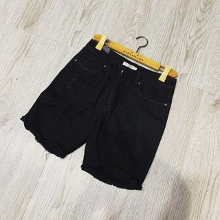 [Bán Chạy] Quần ngố bò rách nhẹ (2 màu)