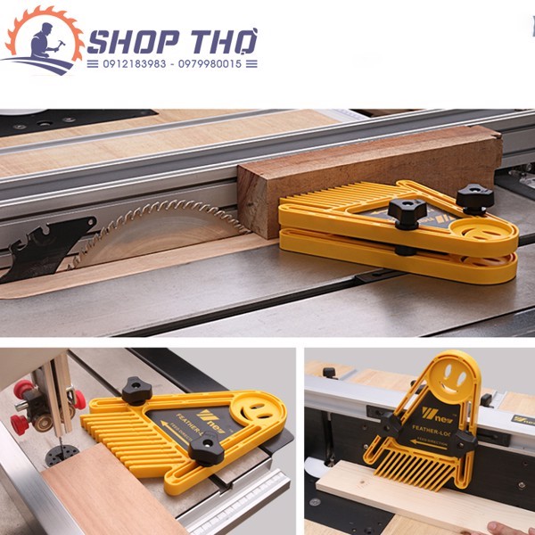 Bộ gá Feather board cho máy phay và cưa bàn