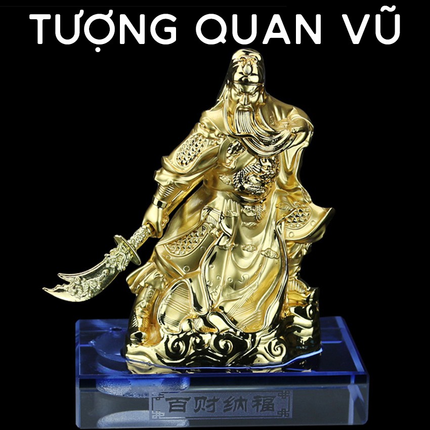 Tượng Quan Vũ Nước Hoa Để Taplo Xe Ô Tô