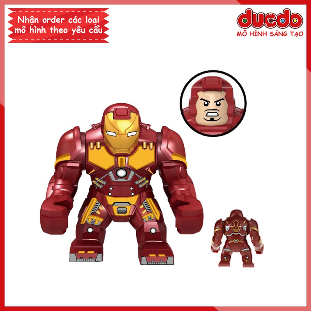 Bigfig siêu anh hùng Iron Man - Đồ chơi Lắp ghép Xếp hình Mini Minifigures Big Fig SuperHero DLP 9086 KF647